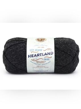 Lion Brand Heartland Acrylic Yarn - Black